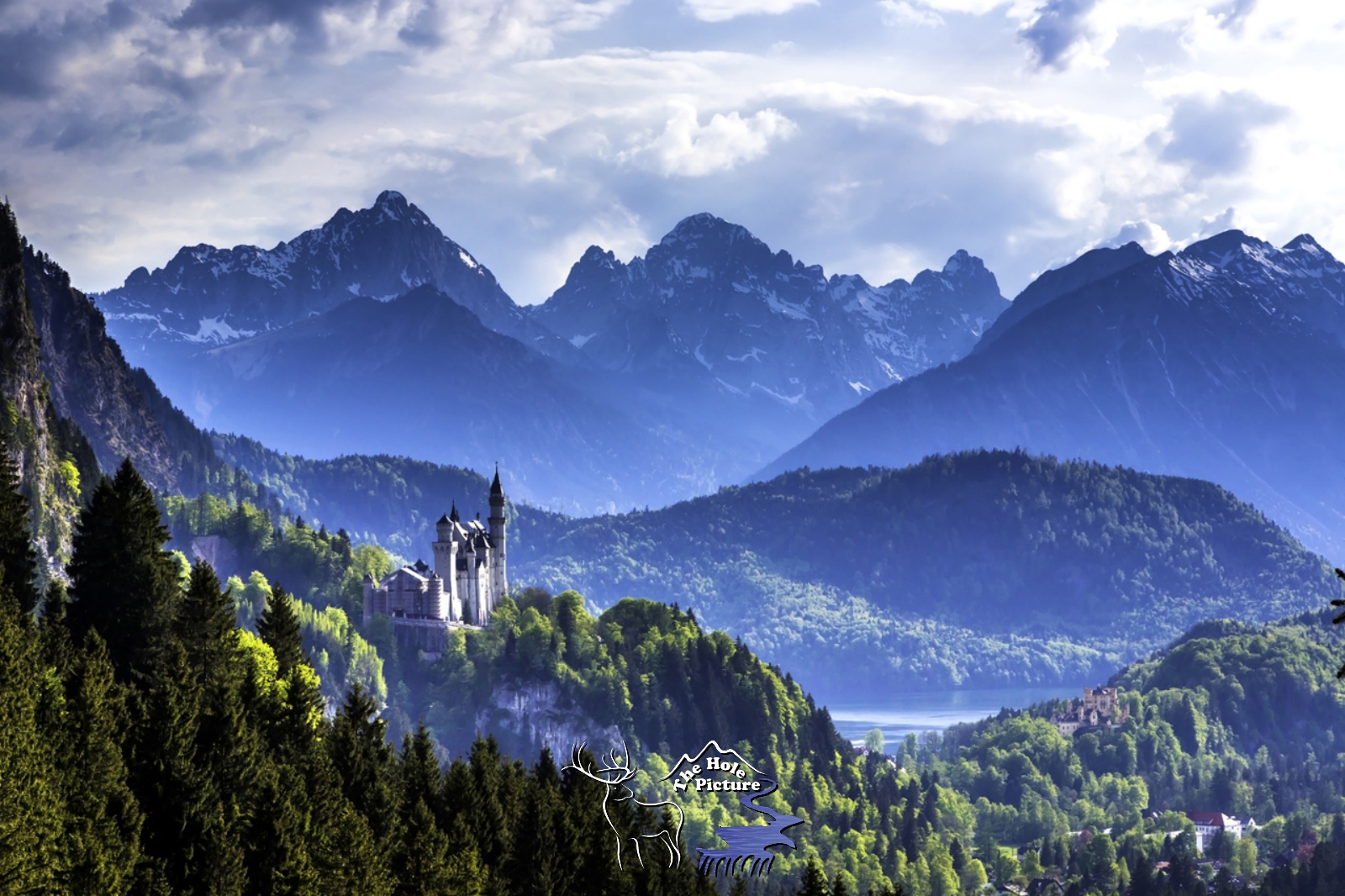 Neuschwanstein Castle, German Alps