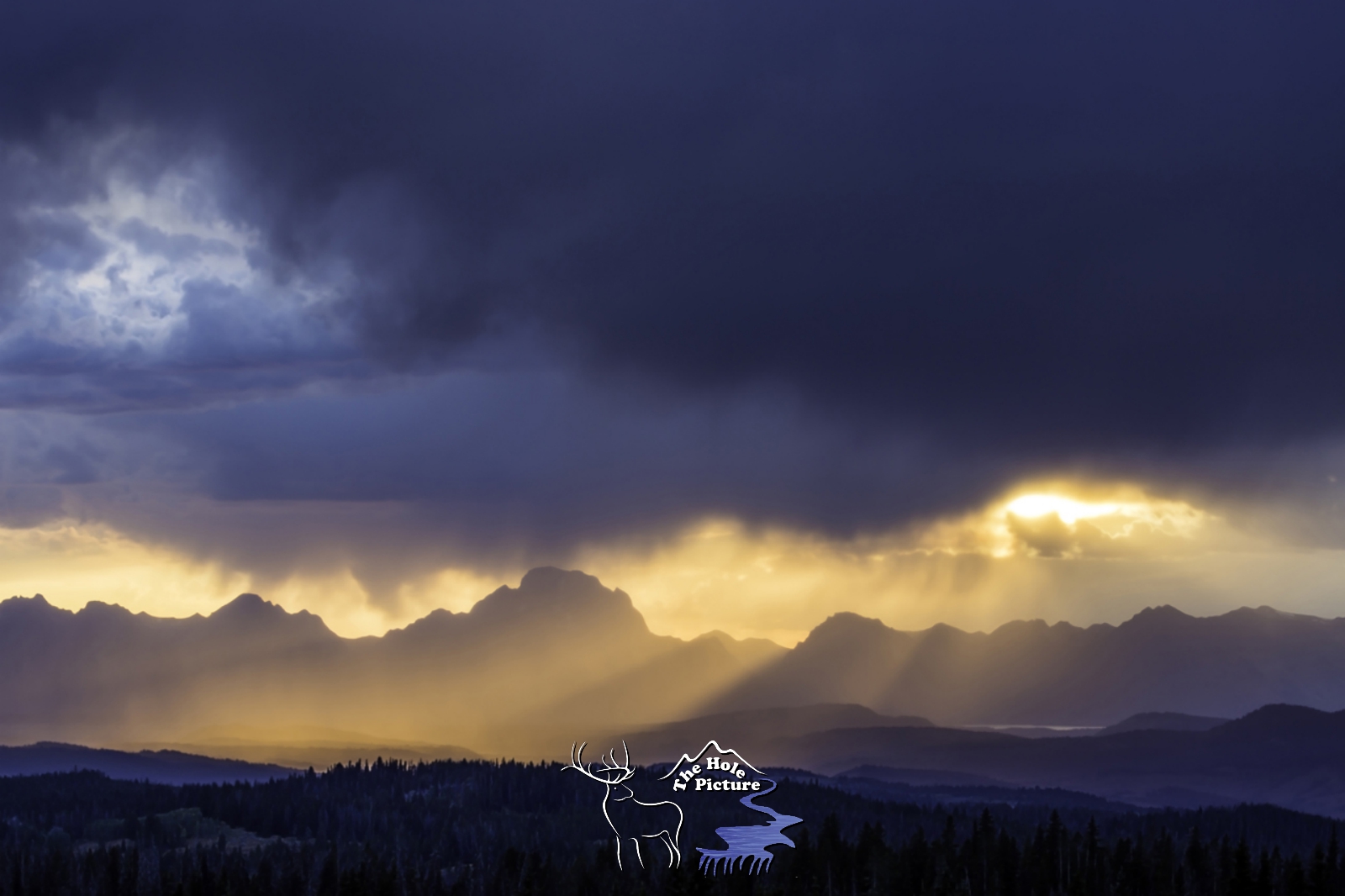Stormy Teton Sunset