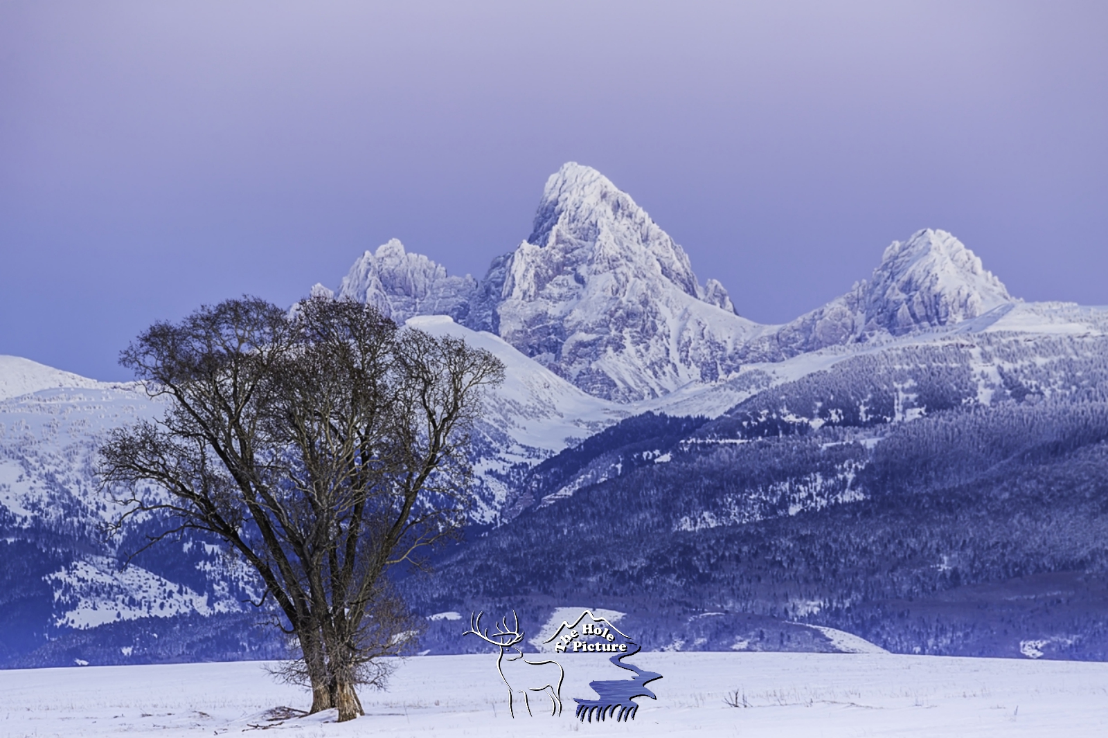 Winter Sunset, Teton Valley